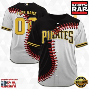 Custom Name And Number Pittsburgh Pirates MLB Baseball Jersey