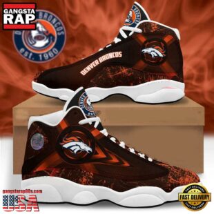 Denver Broncos NFL Air Jordan 13 Shoes For Fans