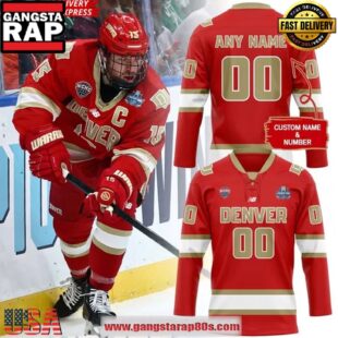 Denver Pioneers Frozen Four 2025 Hockey Jersey