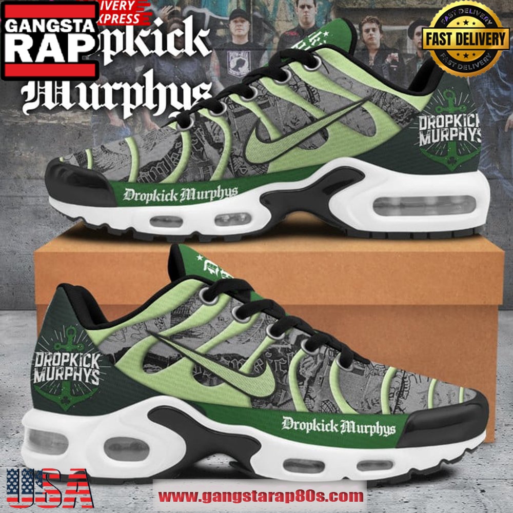 Dropkick Murphy Band Air Max Plus Shoes Running Sneakers Dropkick Murphy Band Air Max Plus Shoes Running Sneakers