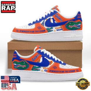 Florida Gators Stronger Than The Storm Air Force 1 Shoes