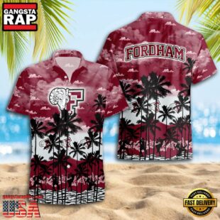 Fordham Rams Sport Summer Hawaiian Shirt