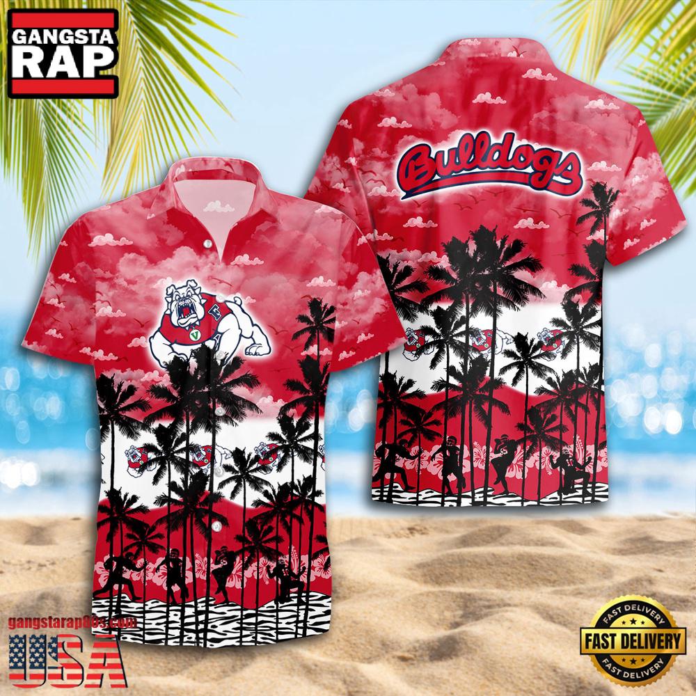 Fresno State Bulldogs Style Hot Summer Aloha Hawaiian Shirt Fresno State Bulldogs Style Hot Summer Aloha Hawaiian Shirt