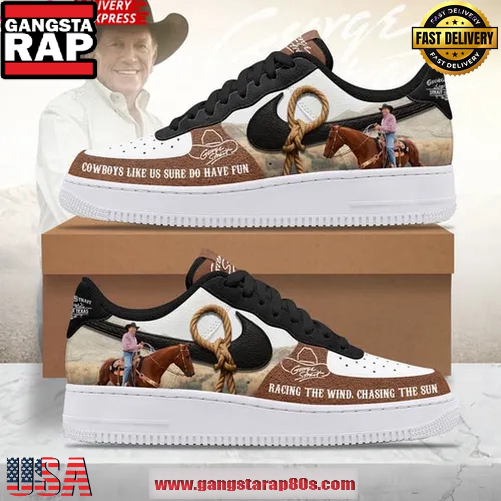 George Strait Texas Limited Edition Air Force 1 Sneakers Shoes George Strait Texas Limited Edition Air Force 1 Sneakers Shoes
