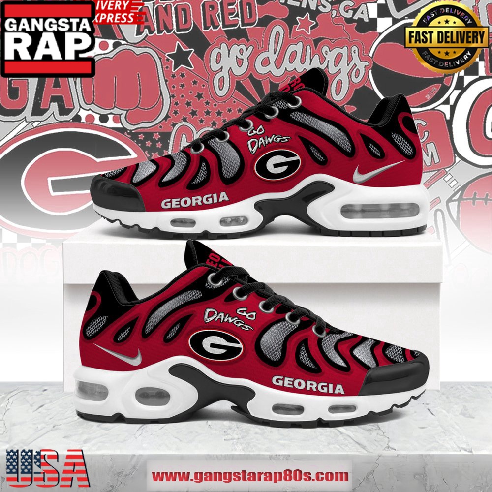 Georgia Bulldogs Go Dawgs Air Max Plus Shoes Running Sneakers Georgia Bulldogs Go Dawgs Air Max Plus Shoes Running Sneakers