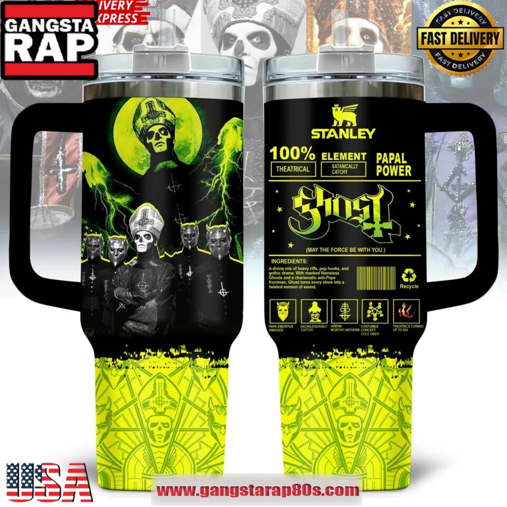 Ghost Papal Power Special Stanley Tumbler 40oz Ghost Papal Power Special Stanley Tumbler 40oz