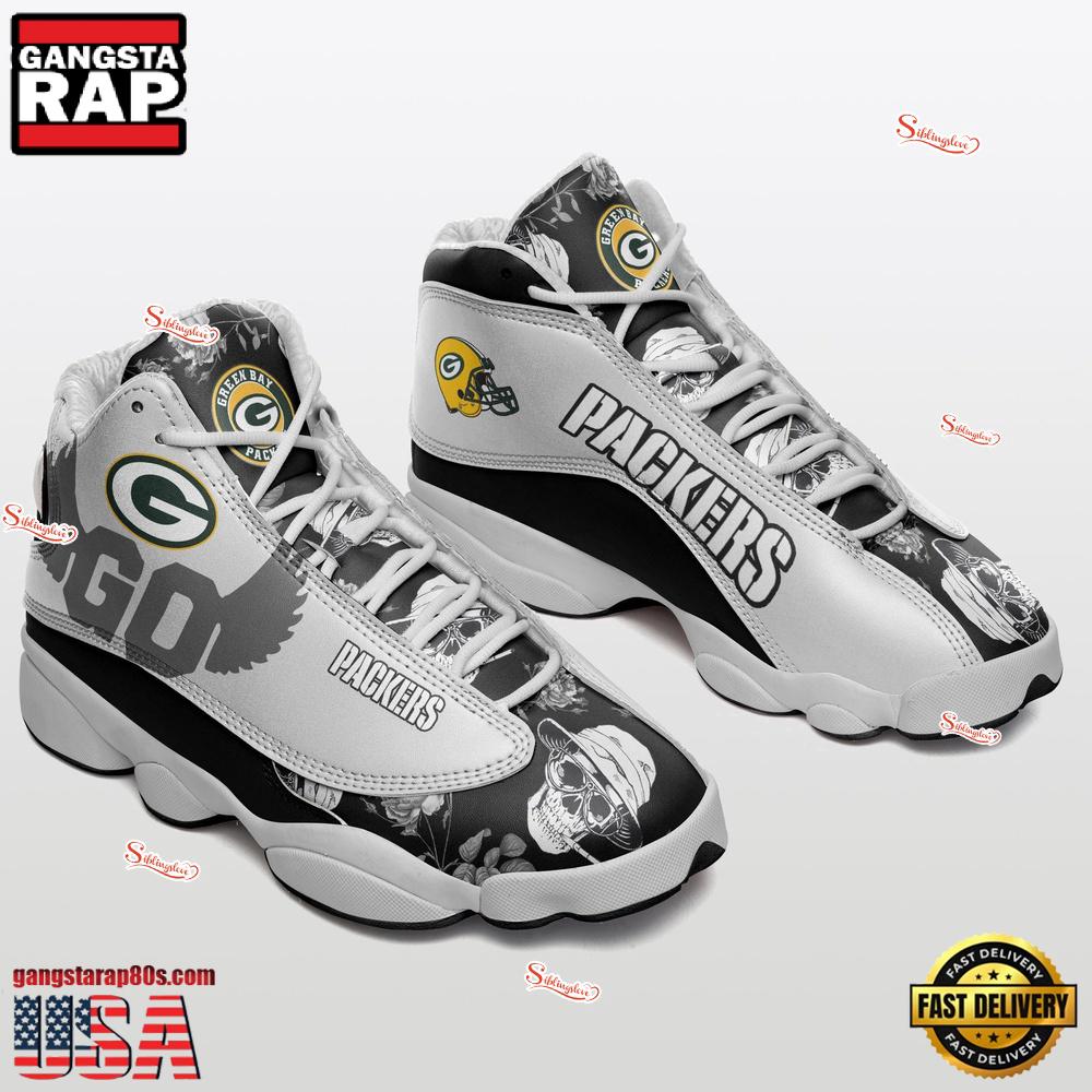 NFL Green Bay Packers New Design Air Jordan 13 Running Sneakers Shoes For Fans NFL Green Bay Packers New Design Air Jordan 13 Running Sneakers Shoes For Fans