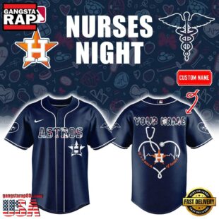 Houston Astros NURSE NIGHT 2025 Jersey Shirt