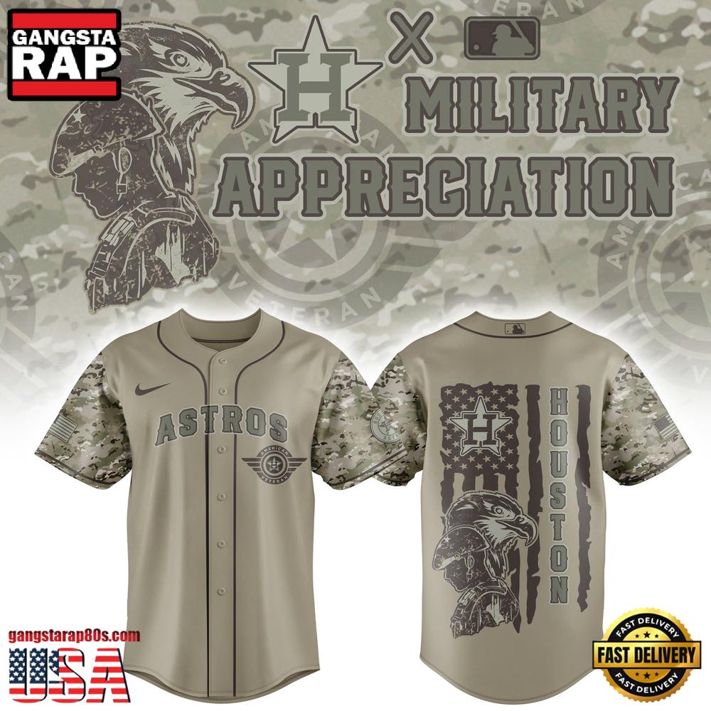 Houston Astros x Veteran U.S 2025 Baseball Jersey Houston Astros x Veteran U.S 2025 Baseball Jersey