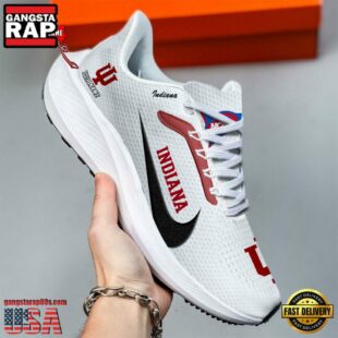 Indiana Hoosiers Running Shoes Custom Your Name
