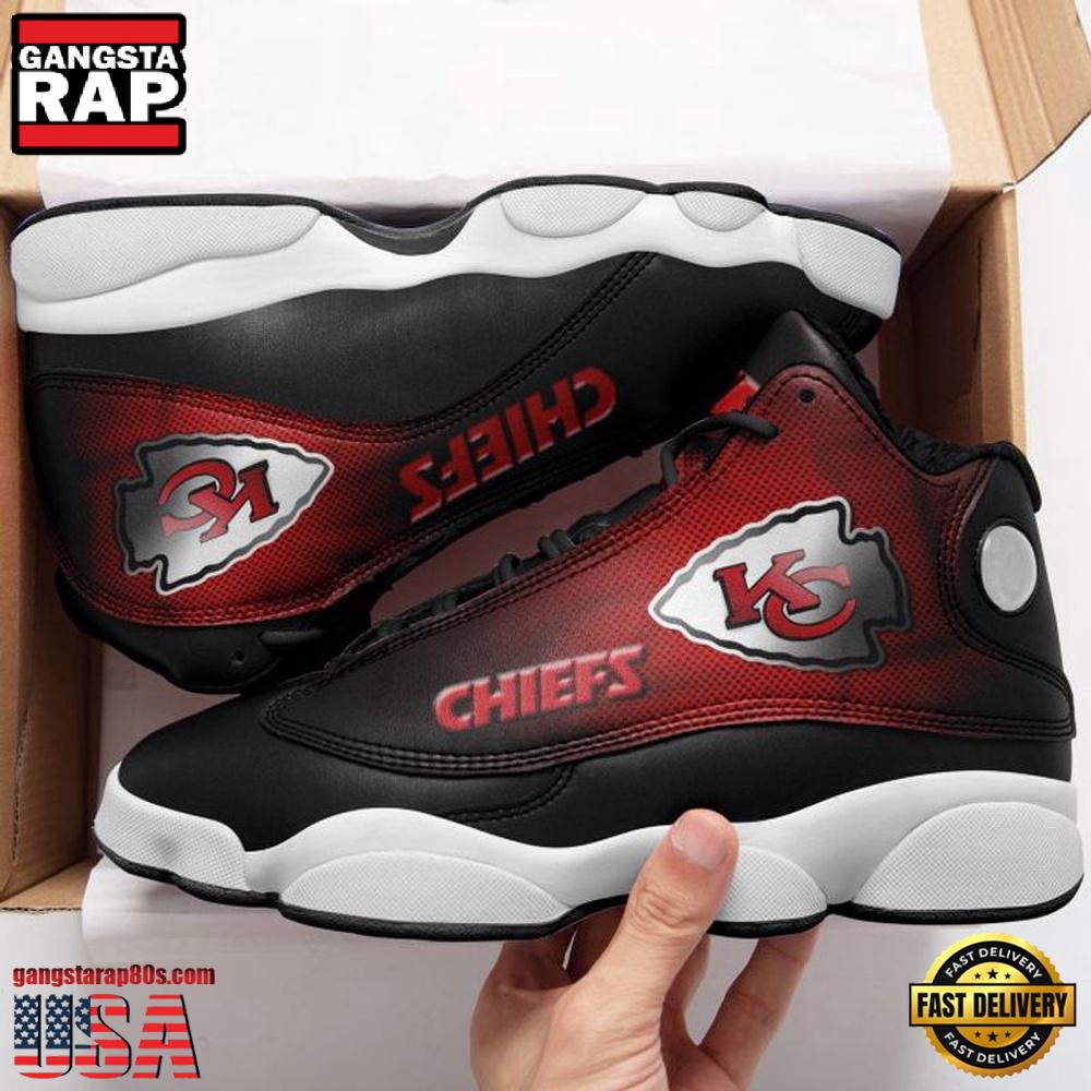 NFL Kansas City Chiefs Football New Design Air Jordan 13 Running Sneakers Shoes NFL Kansas City Chiefs Football New Design Air Jordan 13 Running Sneakers Shoes