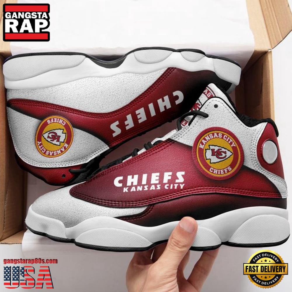 NFL Kansas City Chiefs Sport New Design Air Jordan 13 Running Sneakers Shoes NFL Kansas City Chiefs Sport New Design Air Jordan 13 Running Sneakers Shoes