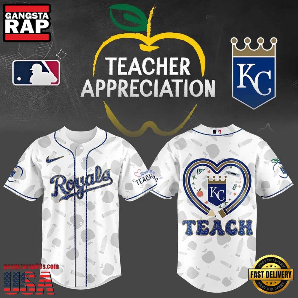Kansas City Royals x Teacher Appreciation NightBaseball Jersey Shirt Kansas City Royals x Teacher Appreciation NightBaseball Jersey Shirt