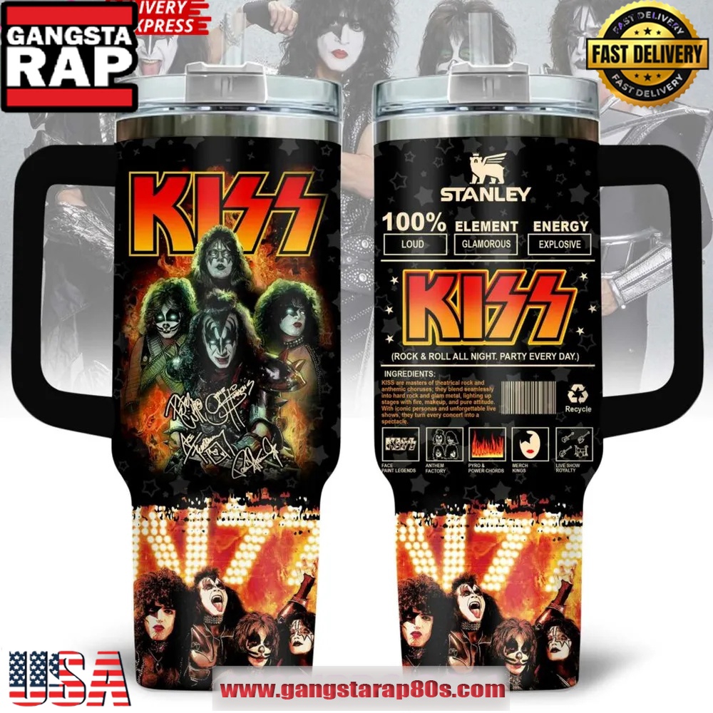 KISS Rock & Roll Special Stanley Tumbler 40oz KISS Rock & Roll Special Stanley Tumbler 40oz