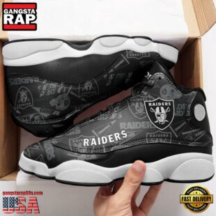 Las Vegas Raiders NFL Air Jordan 13 Shoes