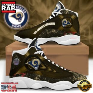Los Angeles Rams NFL Air Jordan 13 Shoes For Fans