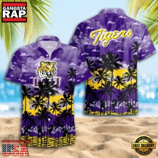 LSU TIGERS Sport Summer Hawaiian Shirt