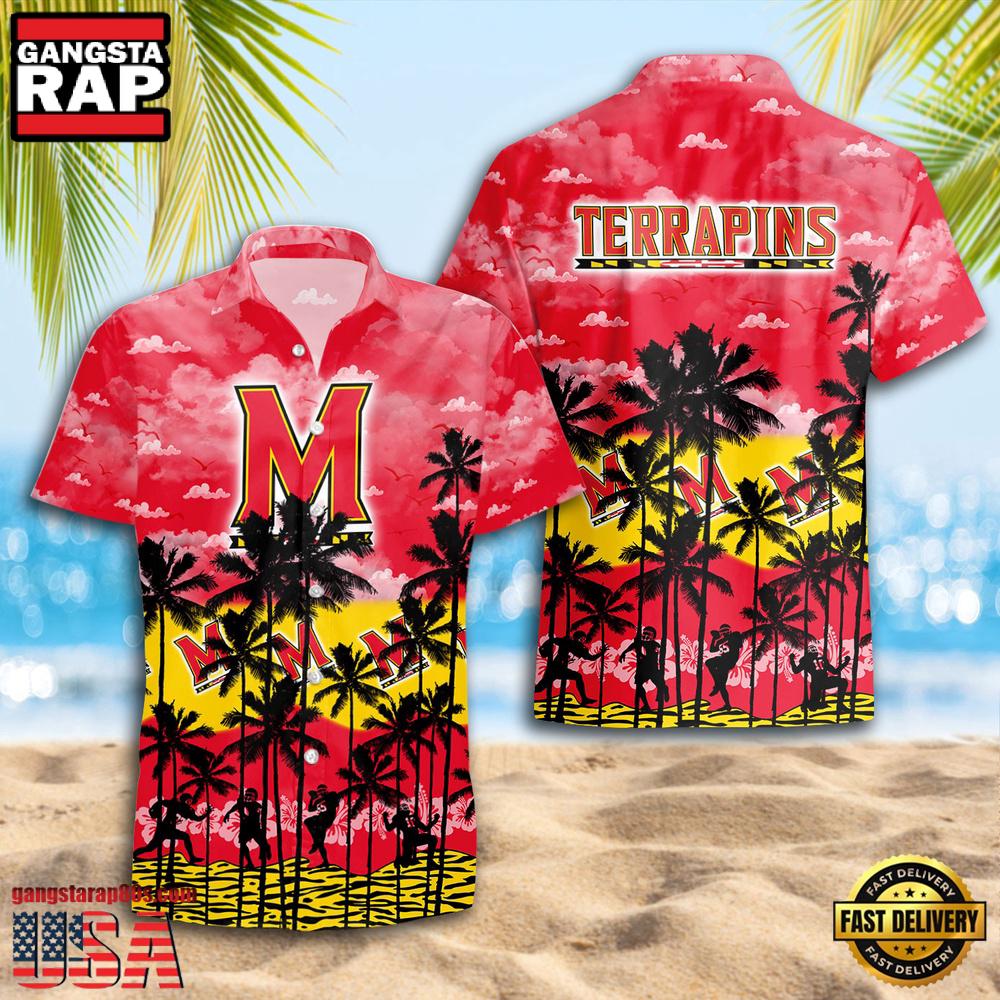 Maryland Terrapins Style Hot Summer Aloha Hawaiian Shirt Maryland Terrapins Style Hot Summer Aloha Hawaiian Shirt