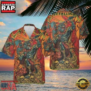Metallica Concert at Estadio C?vitas Metropolitano in Madrid Spain Summer Hawaiian Shirt