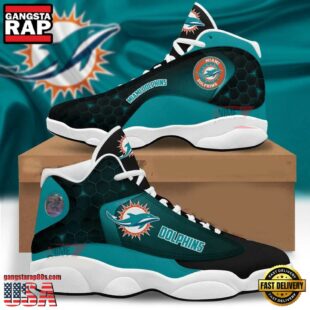 Miami Dolphins NFL Air Jordan 13 Shoes Gift For Men Women