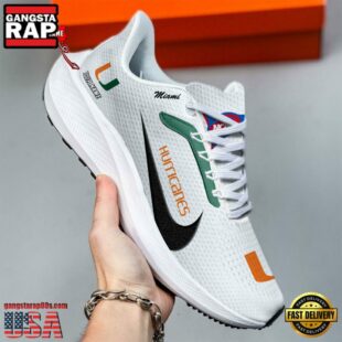 Miami Hurricanes Running Shoes Custom Your Name