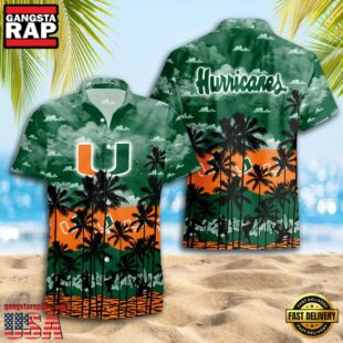 Miami Hurricanes Sport Summer Hawaiian Shirt