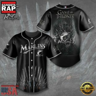 Miami Marlins x Game of Thrones Baseball Jersey