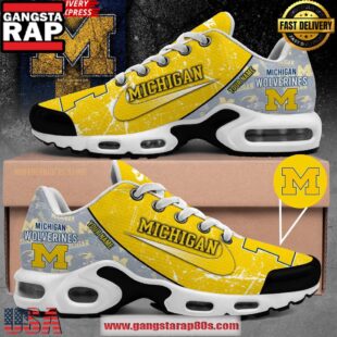 Michigan Wolverines Football Custom Nike Air Max Plus