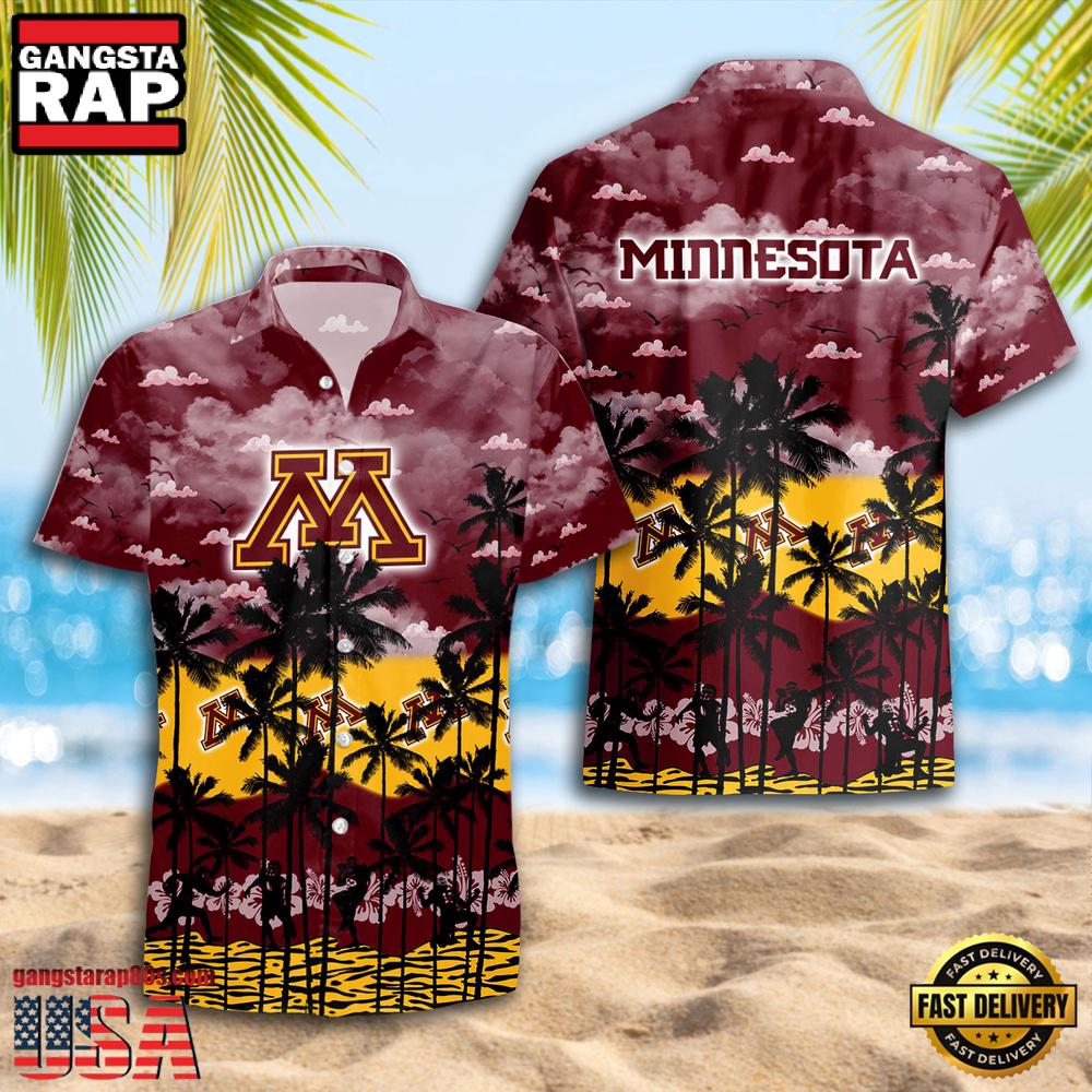 Minnesota Golden Gophers Style Hot Summer Aloha Hawaiian Shirt Minnesota Golden Gophers Style Hot Summer Aloha Hawaiian Shirt