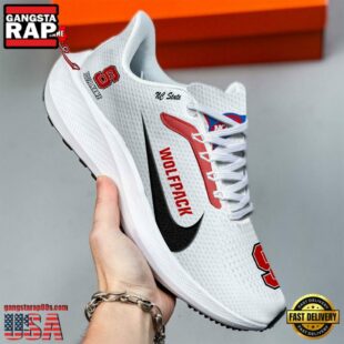 NC State Wolfpack Running Shoes Custom Your Name