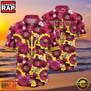 NCAA Arizona State Sun Devils Flower Hawaiian Shirt Outfit 3D Shirt.jpg