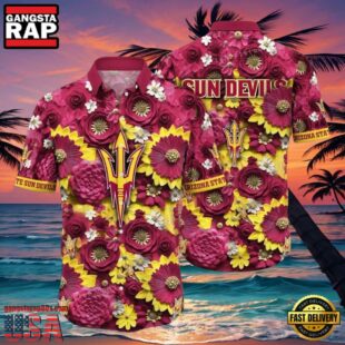 NCAA Arizona State Sun Devils Flower Hawaiian Shirt Outfit 3D Shirt.jpg