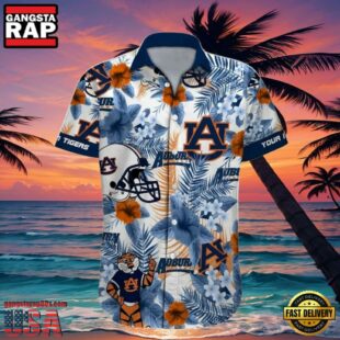 NCAA Custom Name Auburn Tigers Hawaiian Shirt Cheap For Mens Womens.jpg