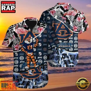 NCAA Custom Name Auburn Tigers Hawaiian Shirt Outfit.jpg