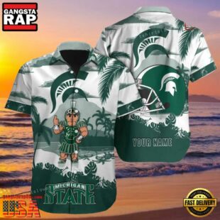 NCAA Custom Name Michigan State Spartans Hawaiian Shirt Cheap.jpg