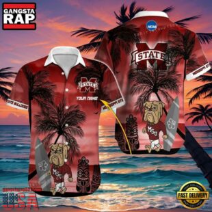 NCAA Custom Name Mississippi State Bulldogs Hawaiian Shirt Cheap For Men Women.jpg