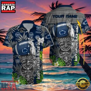 NCAA Custom Name Penn State Nittany Lions Hawaiian Shirt Hawaiian Shirt Cheap For Men Women