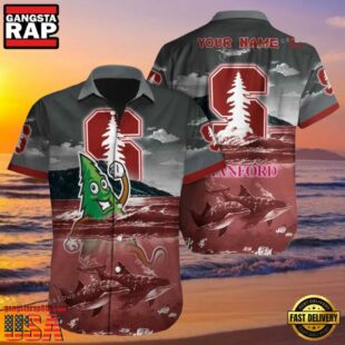 NCAA Custom Name Stanford Cardinal Hawaiian Shirt For Men And Women