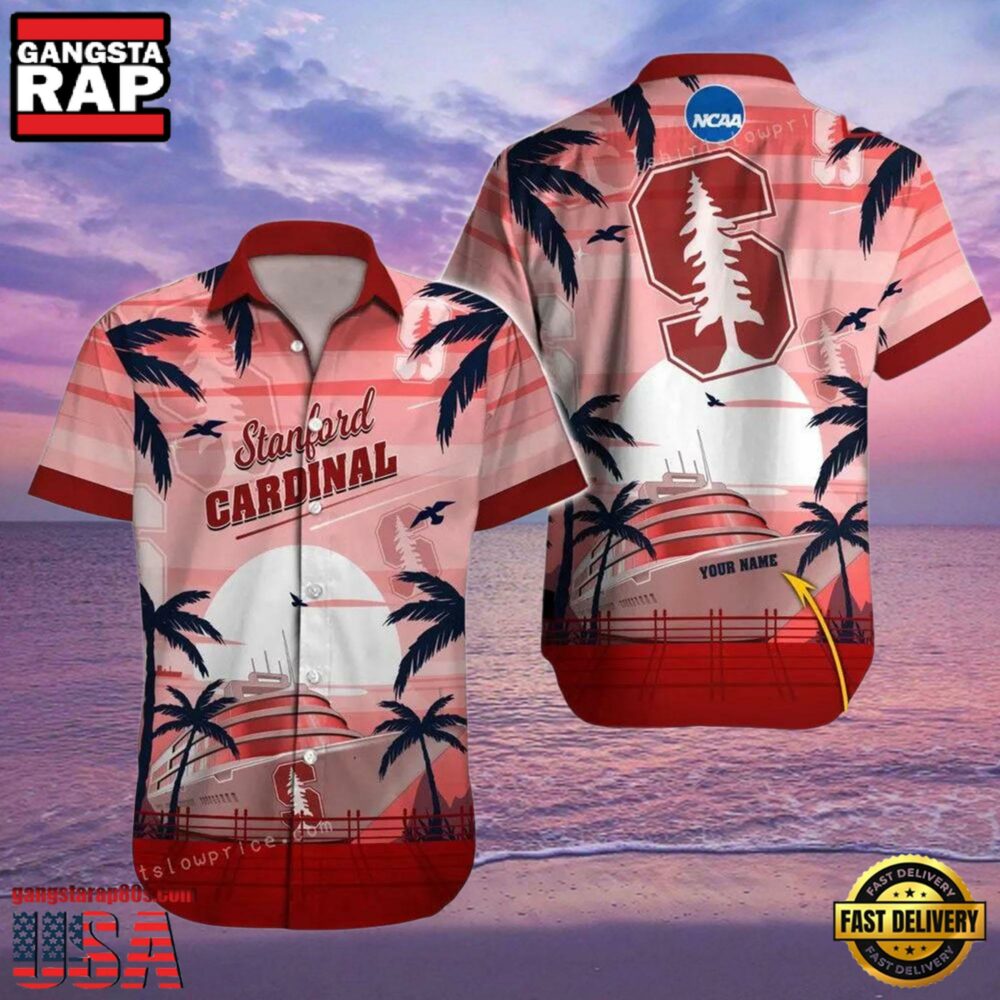 NCAA Custom Name Stanford Cardinal Hawaiian Shirt Hawaiian Shirt Cheap NCAA Custom Name Stanford Cardinal Hawaiian Shirt Hawaiian Shirt Cheap