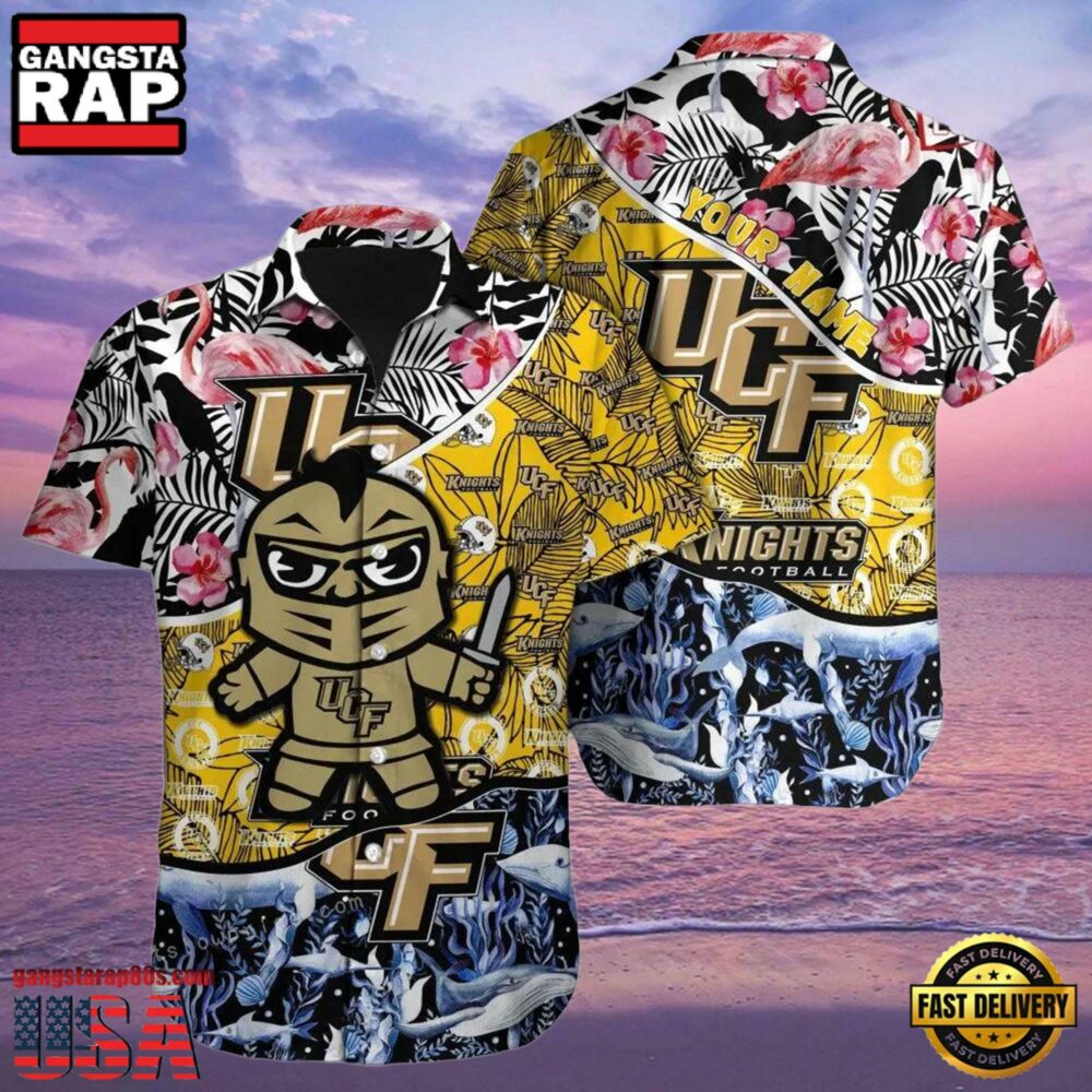 NCAA Custom Name Ucf Knights Hawaiian Shirt Cheap For Mens Womens NCAA Custom Name Ucf Knights Hawaiian Shirt Cheap For Mens Womens