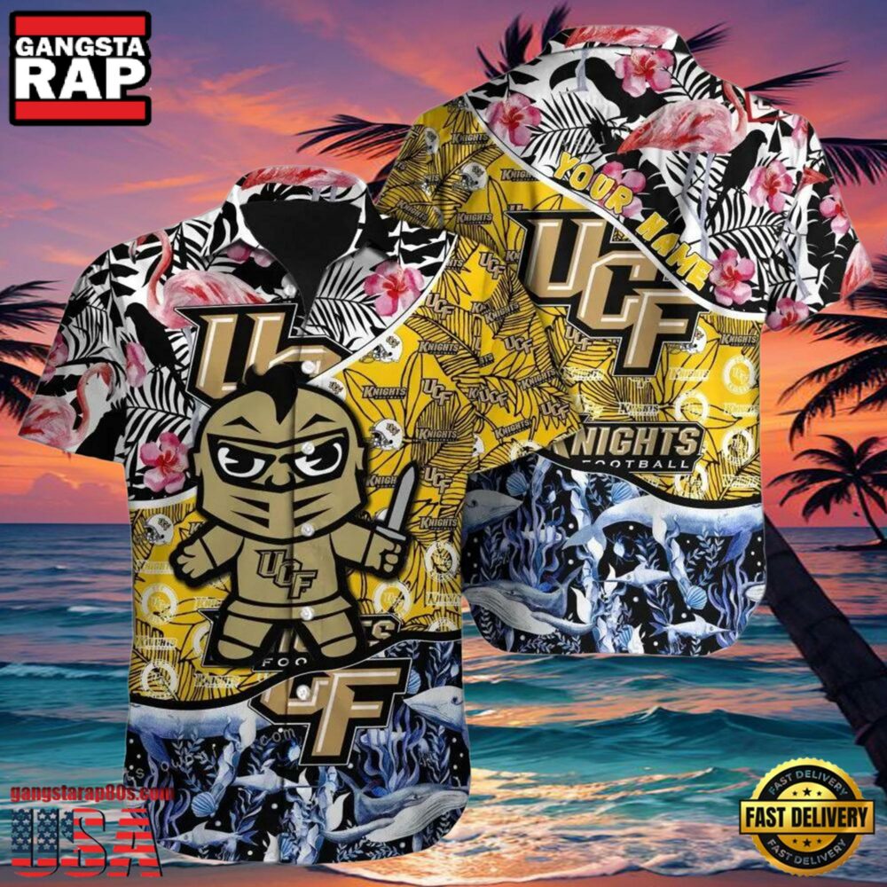 NCAA Custom Name Ucf Knights Hawaiian Shirt Cheap For Mens Womens NCAA Custom Name Ucf Knights Hawaiian Shirt Cheap For Mens Womens