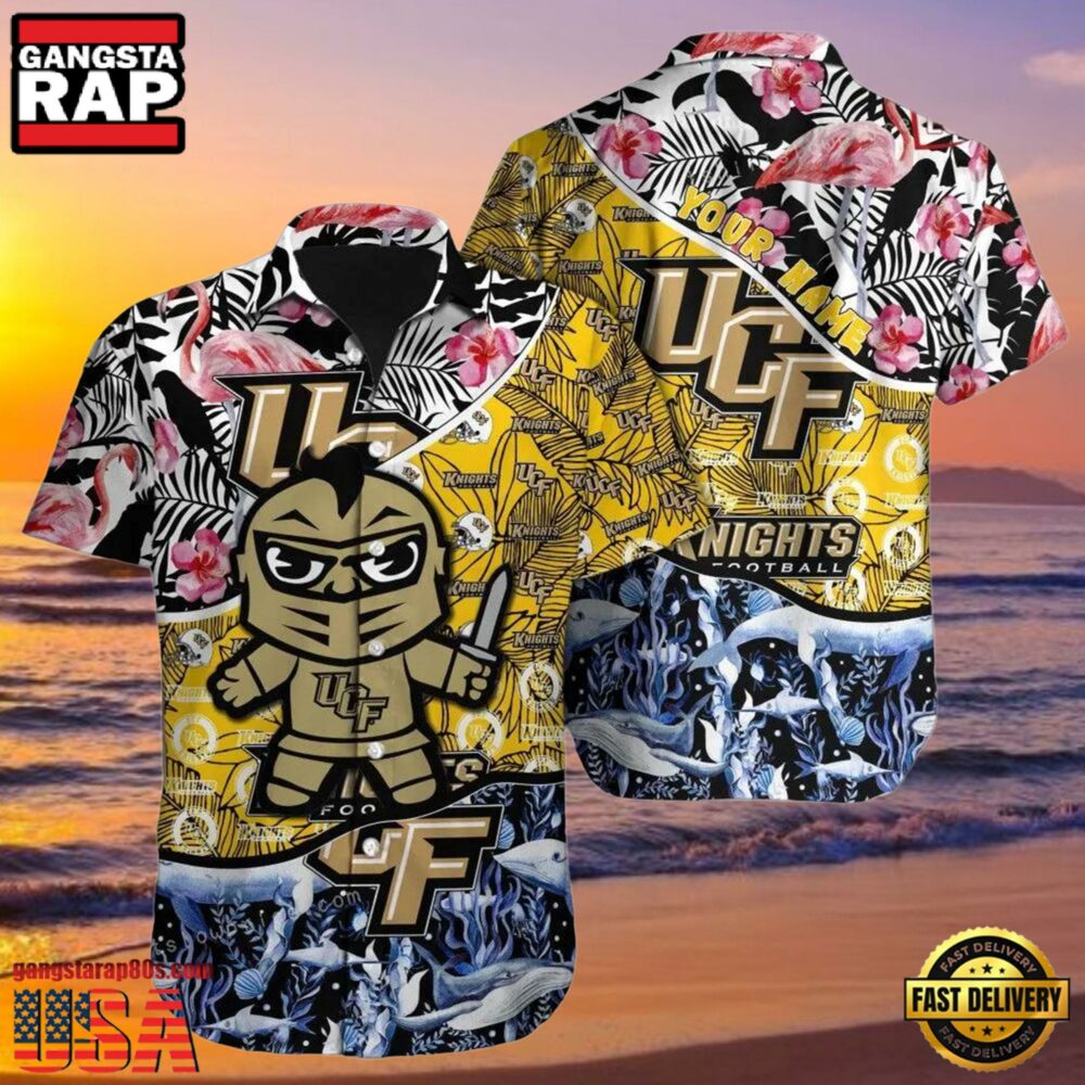 NCAA Custom Name Ucf Knights Hawaiian Shirt Cheap For Mens Womens NCAA Custom Name Ucf Knights Hawaiian Shirt Cheap For Mens Womens
