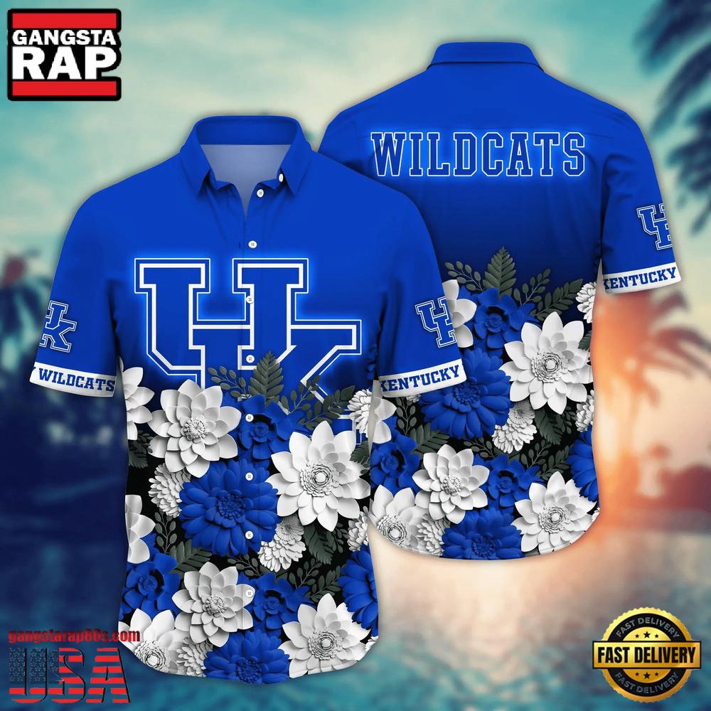 NCAA Kentucky Wildcats Hot Summer Aloha Hawaiian Shirt Hawaiian Shirt NCAA Kentucky Wildcats Hot Summer Aloha Hawaiian Shirt Hawaiian Shirt
