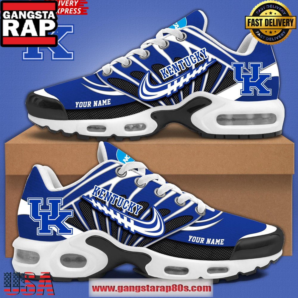NCAA Kentucky Wildcats Personalized Air Max Plus Shoes Running Sneakers NCAA Kentucky Wildcats Personalized Air Max Plus Shoes Running Sneakers