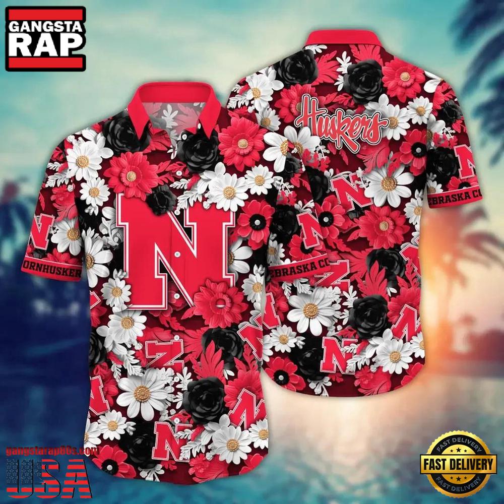 NCAA Nebraska Cornhuskers Sport Team Design Hawaiian Shirt NCAA Nebraska Cornhuskers Sport Team Design Hawaiian Shirt