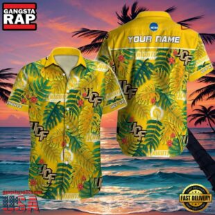 NCAA Ucf Knights 3D Print Custom Name Cheap Hawaiian Shirt
