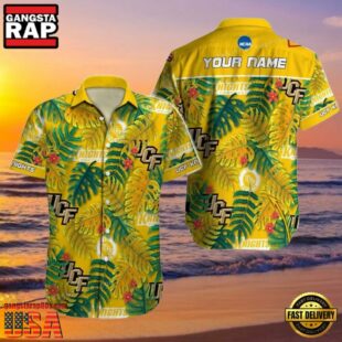 NCAA Ucf Knights 3D Print Custom Name Cheap Hawaiian Shirt