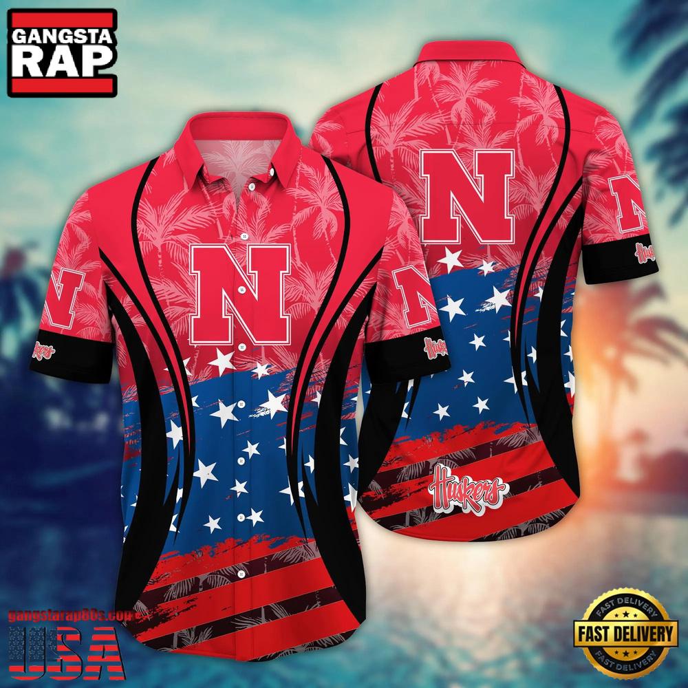 MLB Nebraska Cornhuskers Team Logo Hot Summer Aloha Hawaiian Shirt MLB Nebraska Cornhuskers Team Logo Hot Summer Aloha Hawaiian Shirt