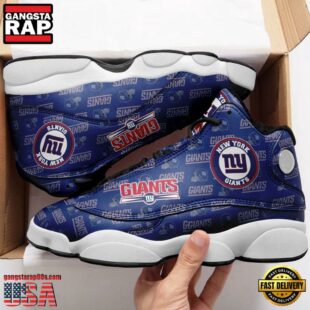 New York Giants Football NFL Air Jordan 13 Shoes