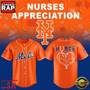 New York Mets NURSES NIGHT 2025 3D Print Jersey Shirt